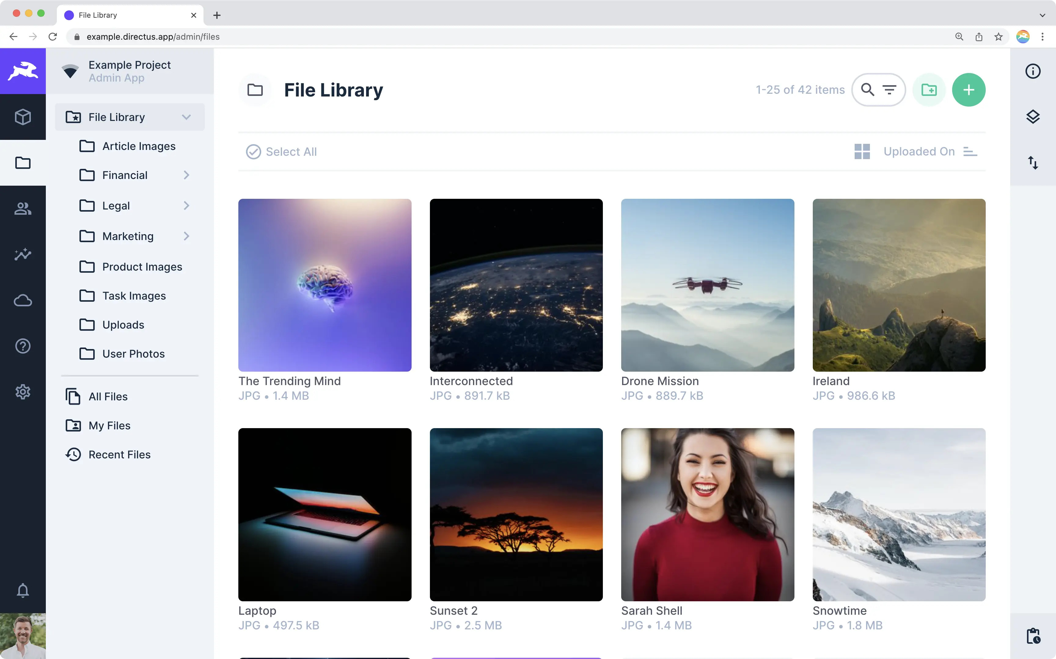 CMS Screenshot