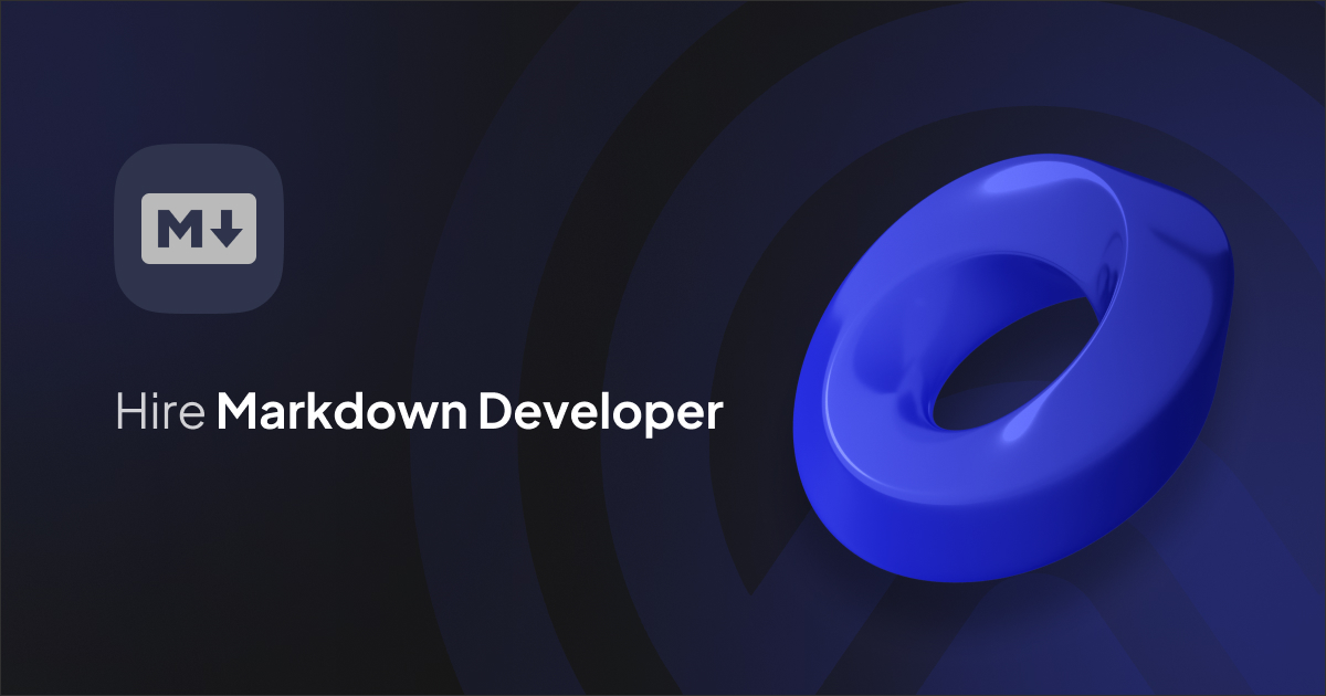 Hire Markdown Developers