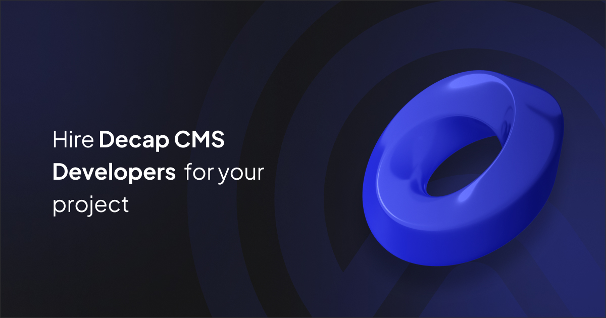 Hire Decap Developer