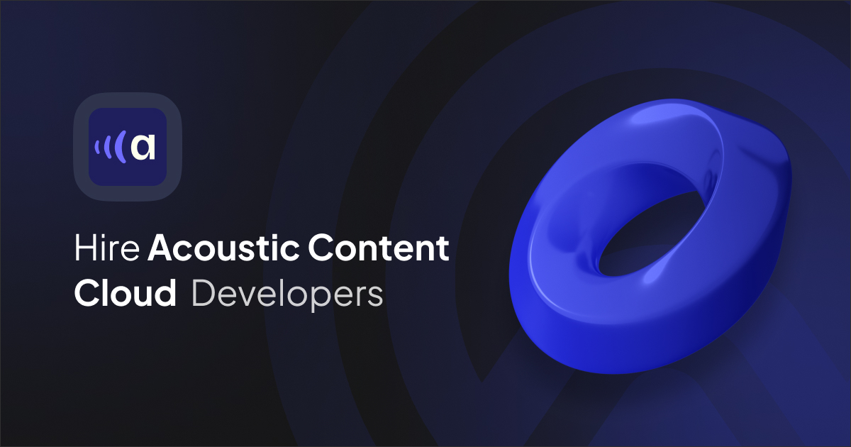 Hire Acoustic Content Developer