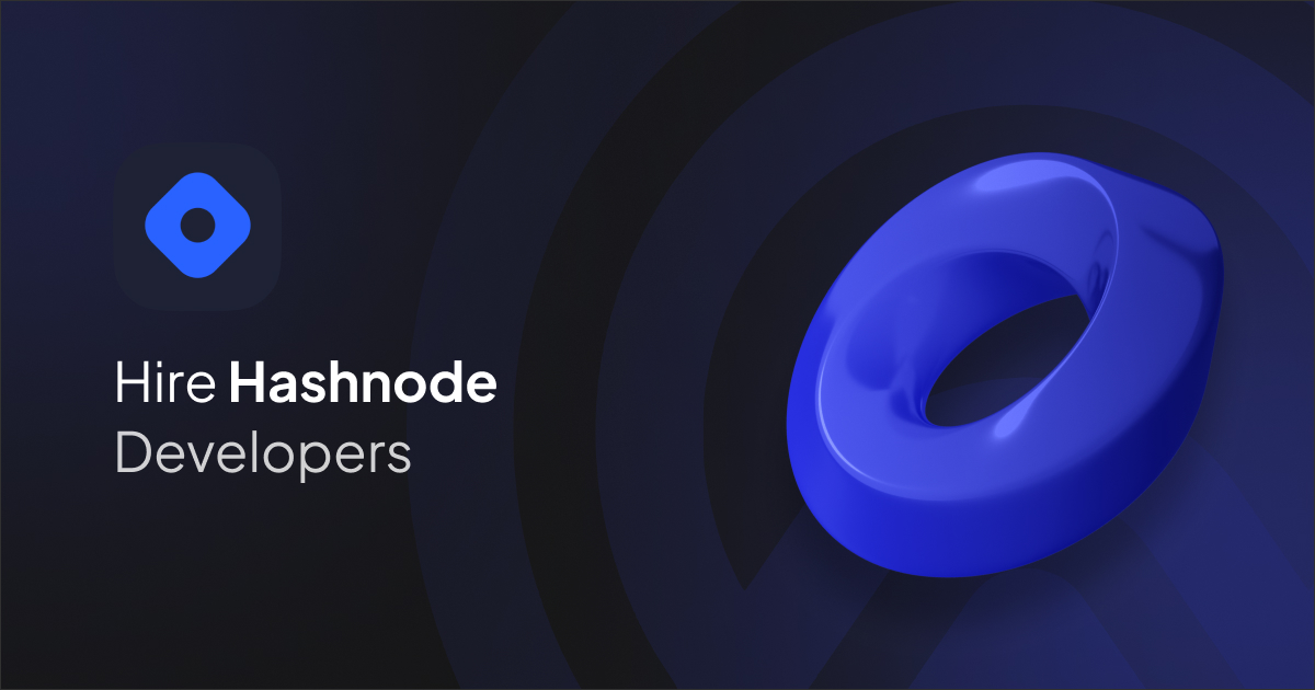 Hire Hashnode Developer