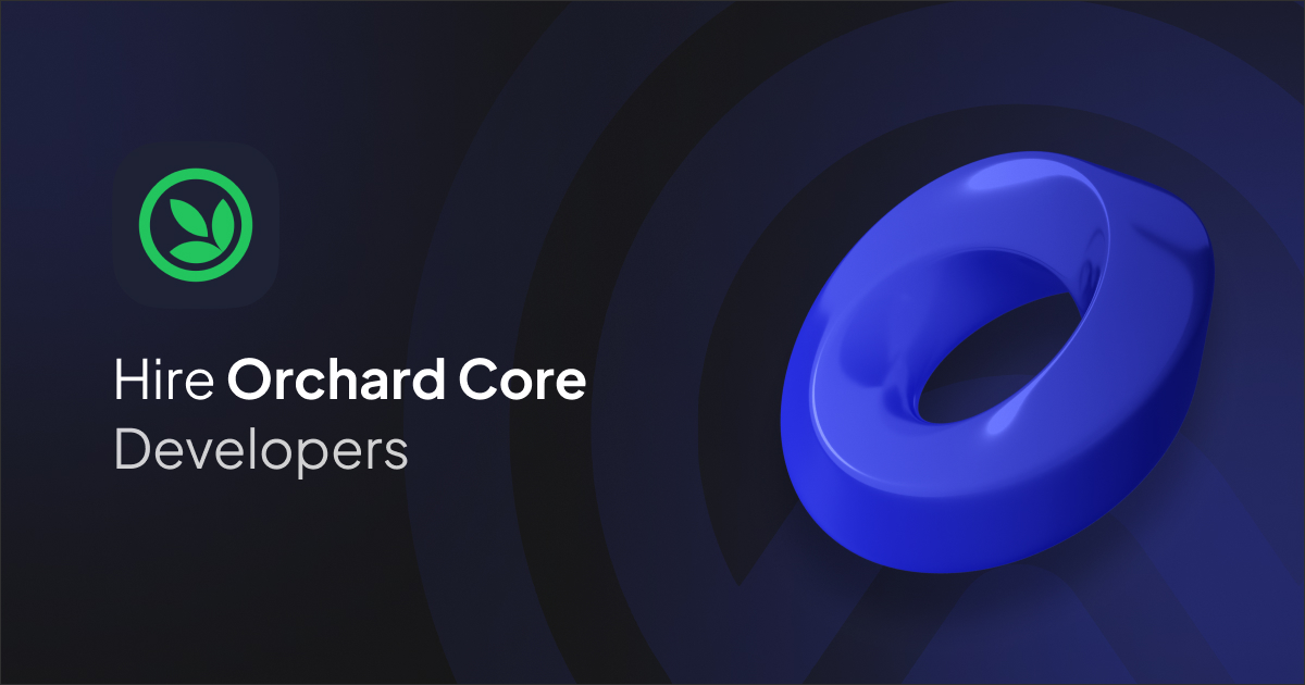 Hire Orchard Core Developer