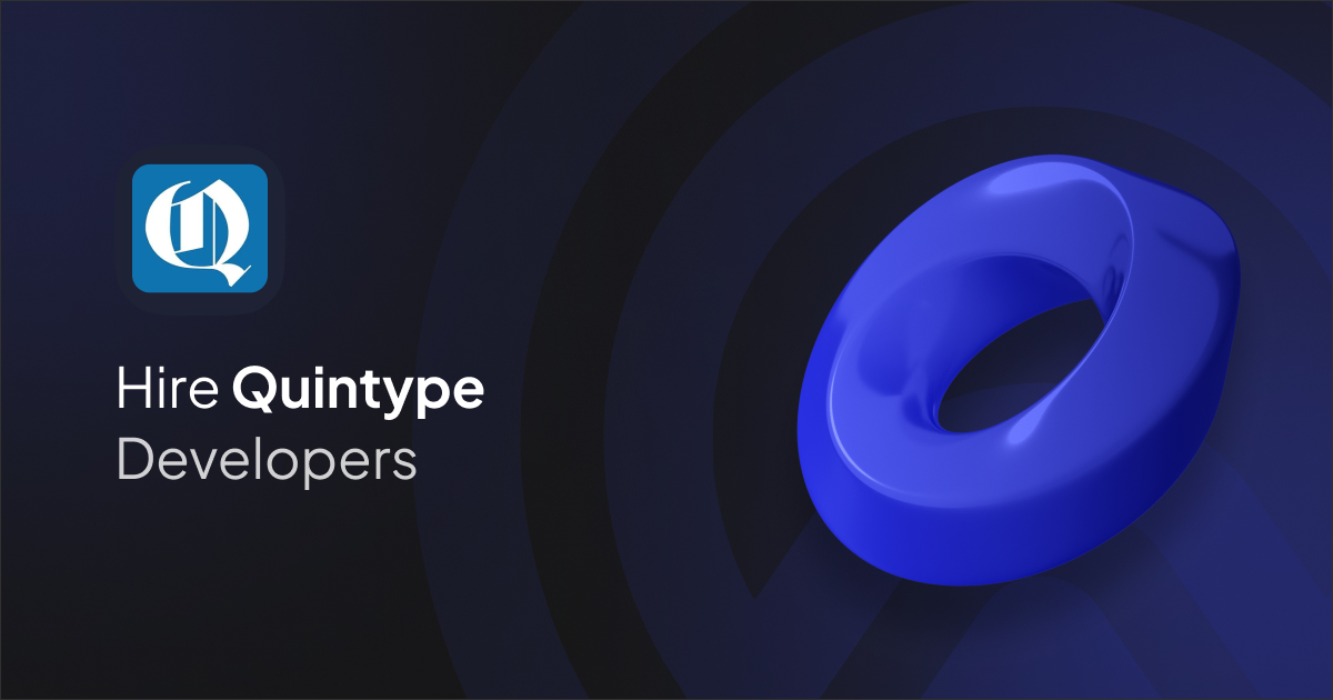 Hire Quintype Developer
