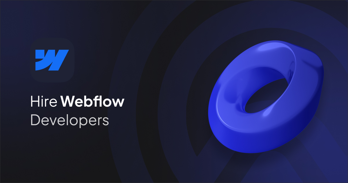 Hire Webflow Developer