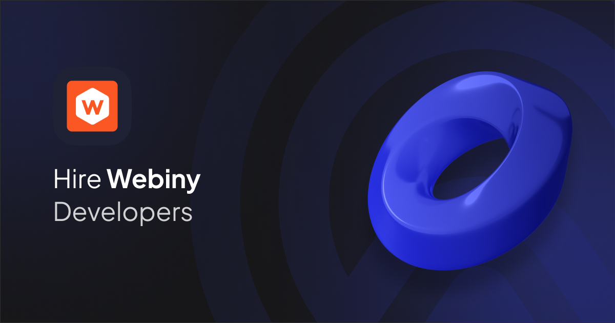Hire Webiny Developer
