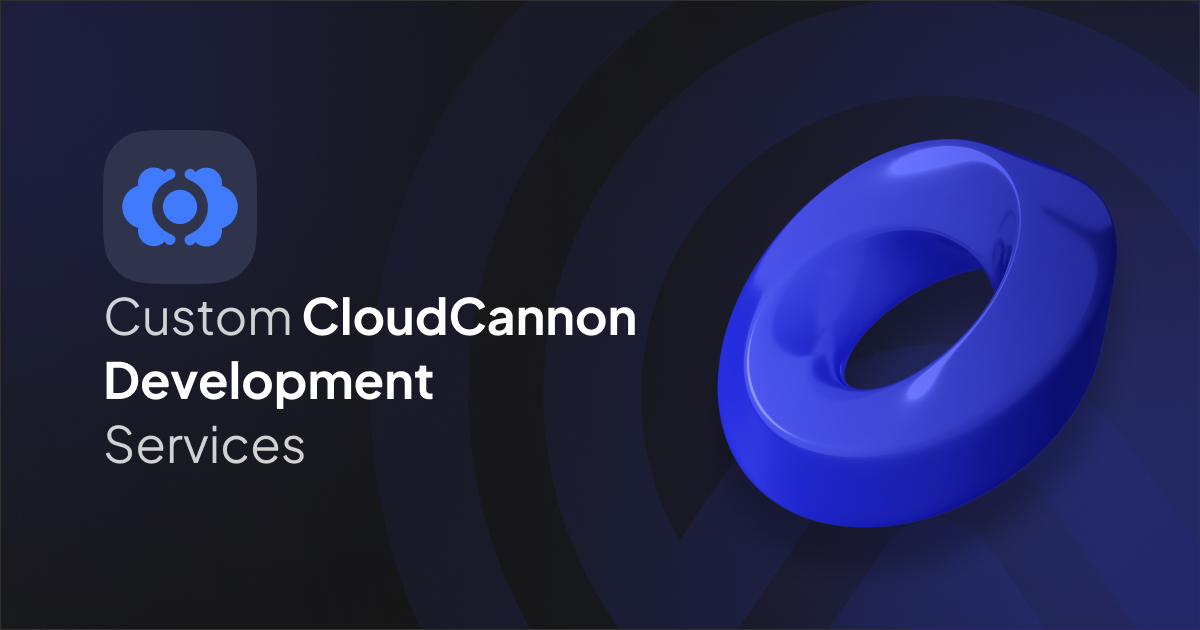 CloudCannon Development Services