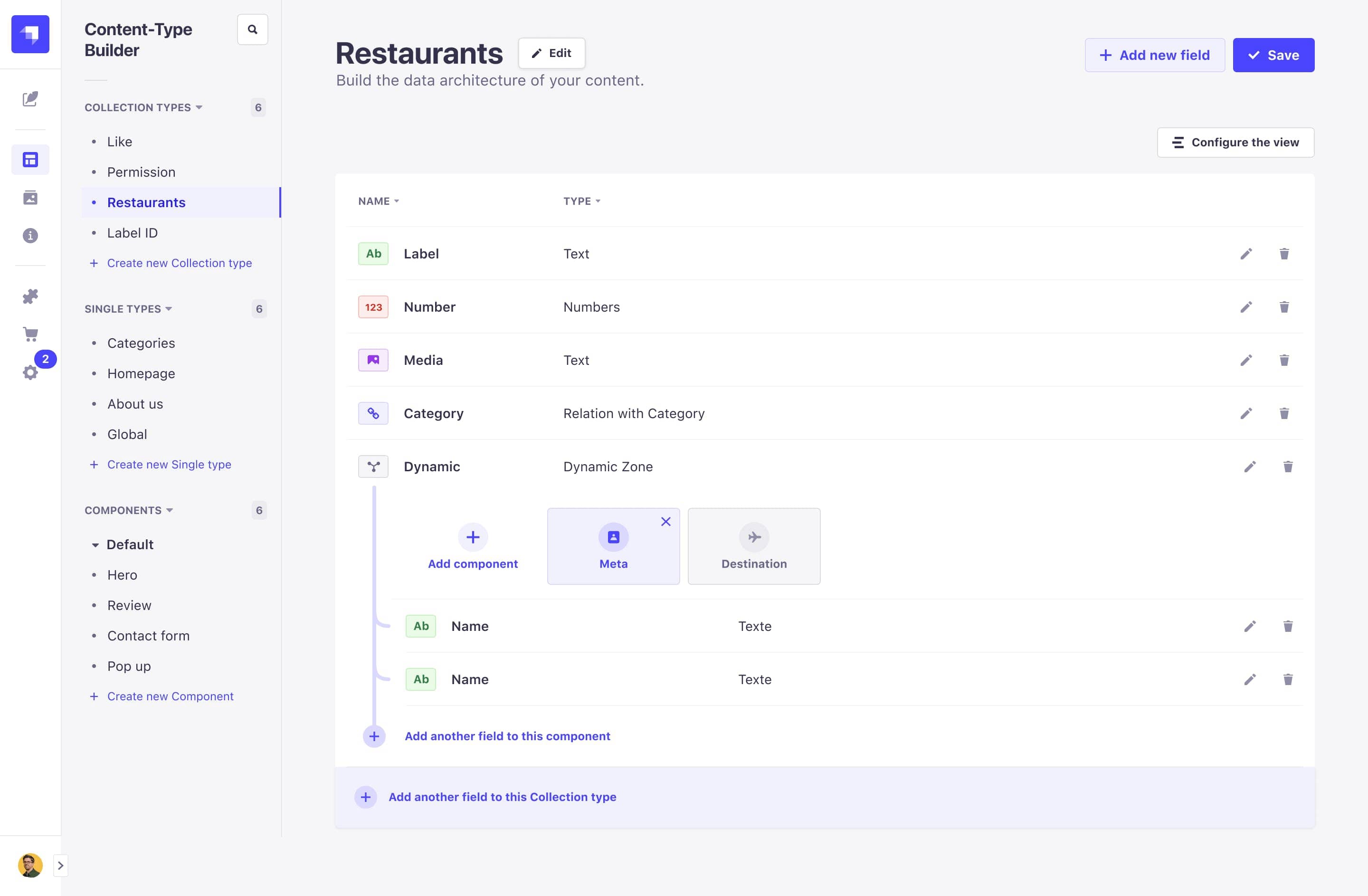 CMS Screenshot